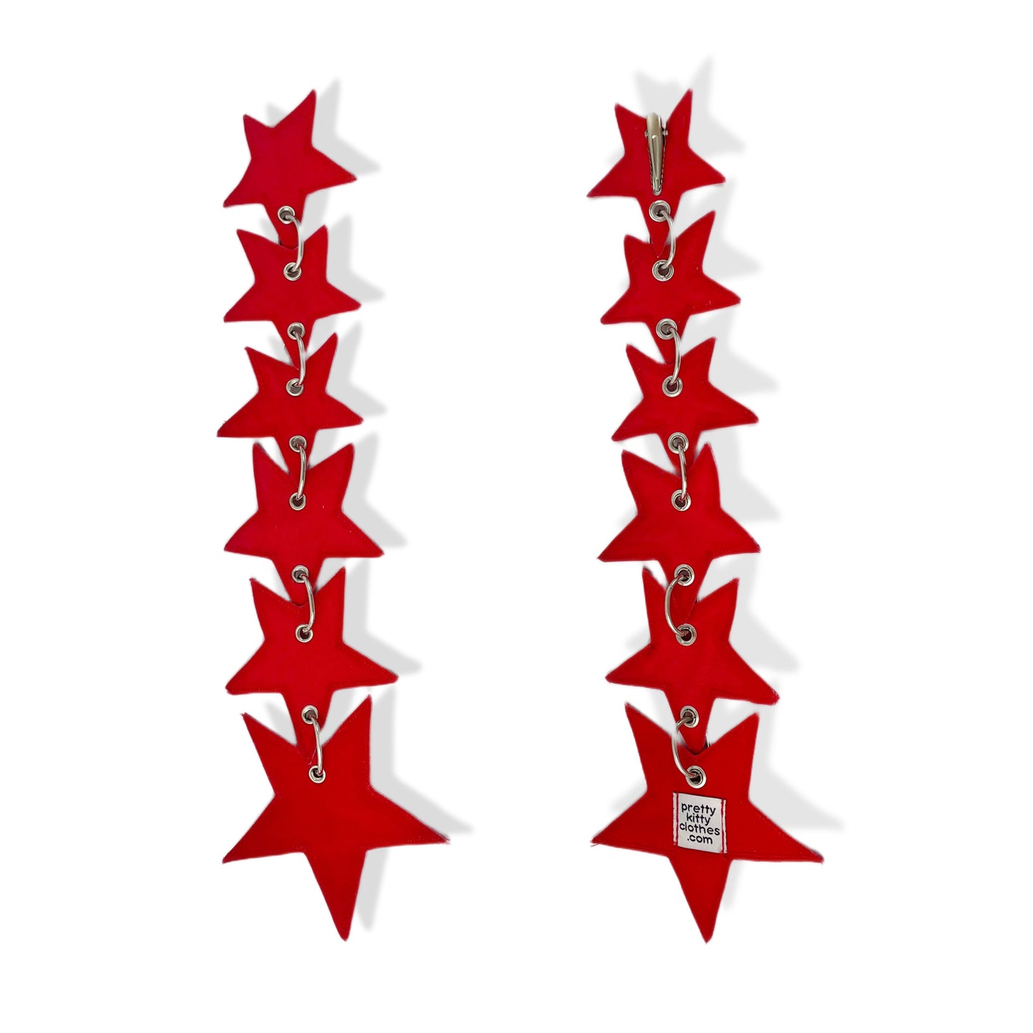 Matte Red Star Tie